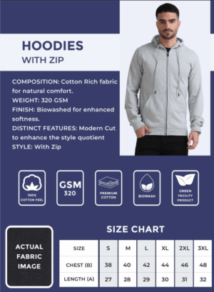 HOODIES WITH ZIP